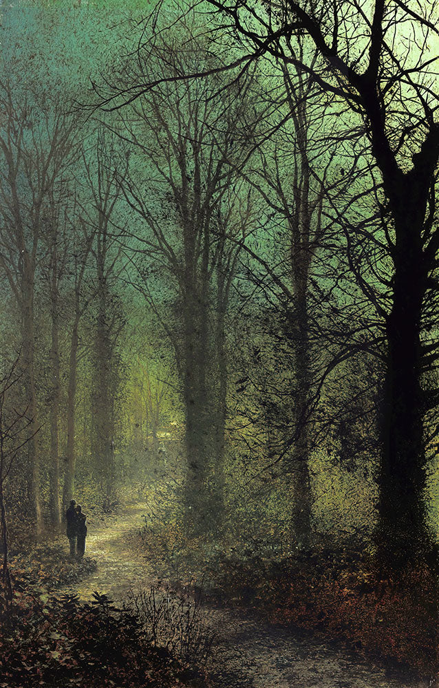 Thro' the Wood by John Atkinson Grimshaw - Art Print - Zapista