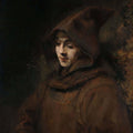 Titus as a Monk by Rembrandt Harmenszoon van Rijn - Art Print - Zapista