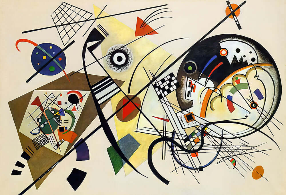 Transverse Line by Wassily Kandinsky - Art Print - Zapista