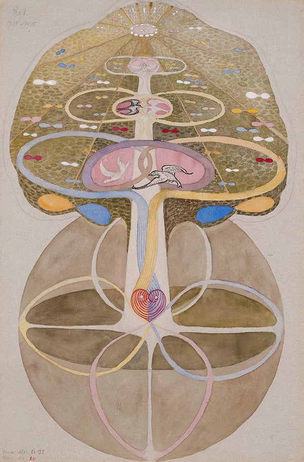 Tree of Knowledge, No. 1 by Hilma af Klint - Art Print - Zapista