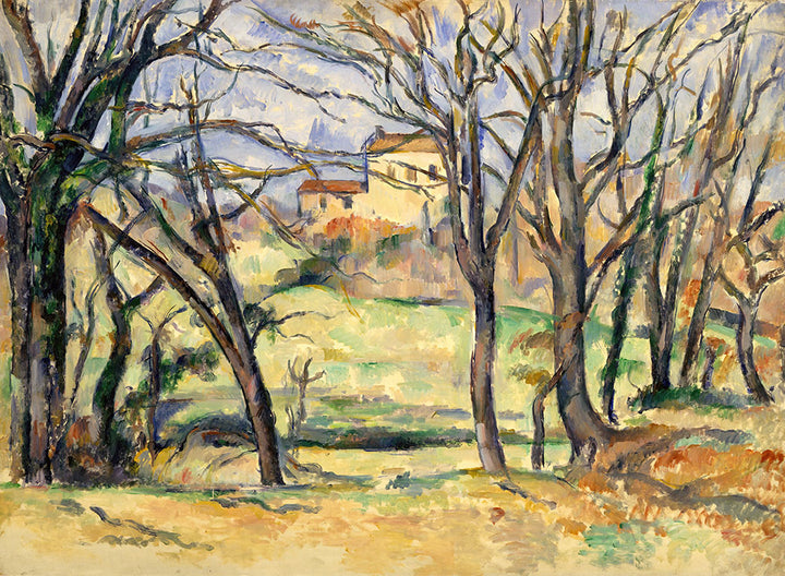 Trees and Houses Near the Jas de Bouffan by Paul Cézanne - Art Print - Zapista