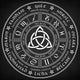 Triquetra Pagan Wheel of the Year - Art Print