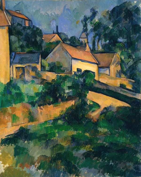 Turning Road at Montgeroult by Paul Cézanne - Art Print - Zapista