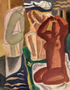 Two Bathing Women and a Bridge Figure by Leo Gestel - Art Print - Zapista