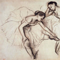 Two Dancers Resting - Art Print