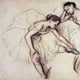 Two Dancers Resting - Art Print