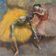 Two Dancers in Yellow and Pink by Edgar Degas - Art Print - Zapista