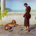 Ulysses and Argus by Briton Rivière - Art Print - Zapista
