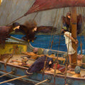 Odysseus and the Sirens by John William Waterhouse - Art Print - Zapista