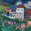 Unser Haus by Ernst Ludwig Kirchner - Art print - Zapista