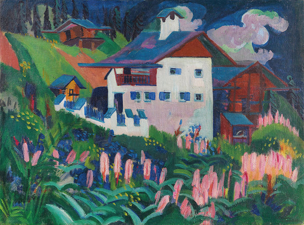 Unser Haus by Ernst Ludwig Kirchner - Art print - Zapista