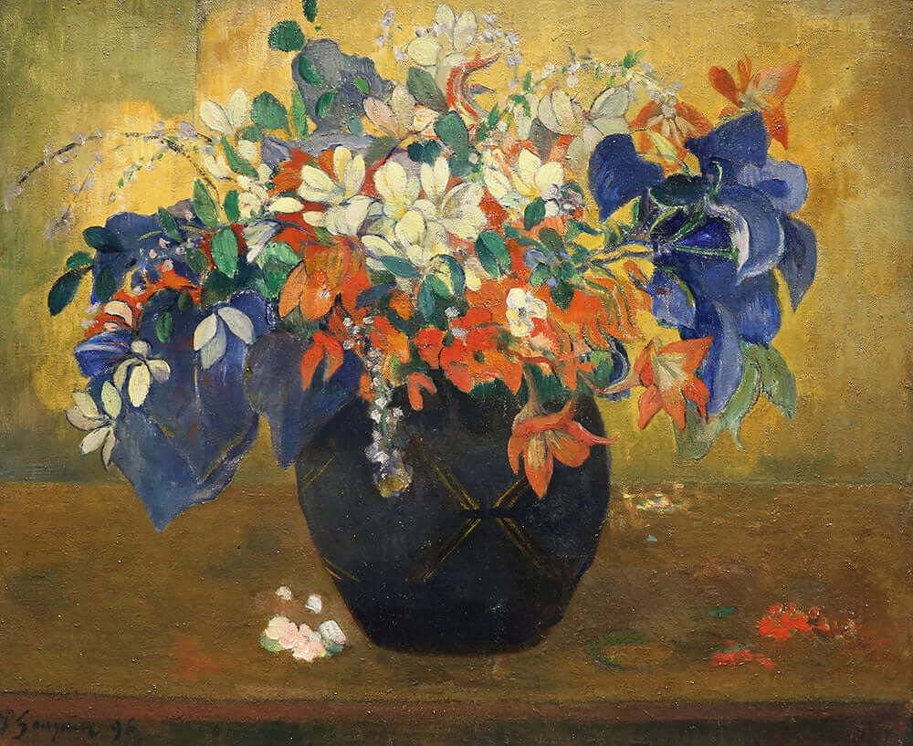 Vase of Flowers by Paul Gauguin - Art Print - Zapista