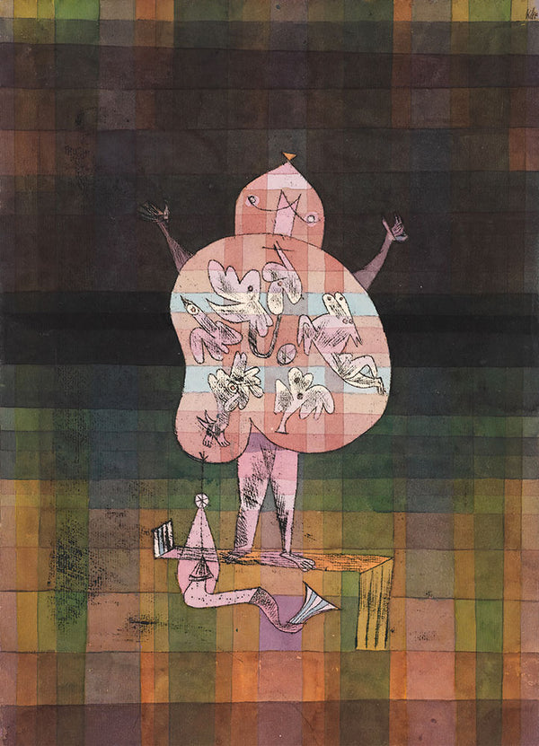 Ventriloquist and Crier in the Moor by Paul Klee - Art Print - Zapista