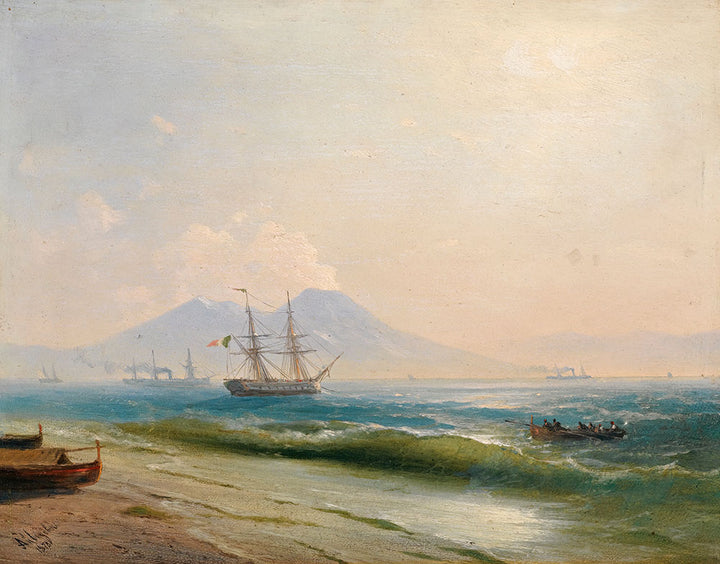 View Of Mount Vesuvius by Ivan Aivazovsky - Art Print - Zapista