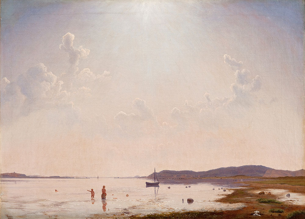 View of Roskilde Fjord near Frederikssund, Zealand by Vilhelm Kyhn - Art Print - Zapista