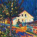 Village Street with Apple Trees by Ernst Ludwig Kirchner - Art Print - Zapista