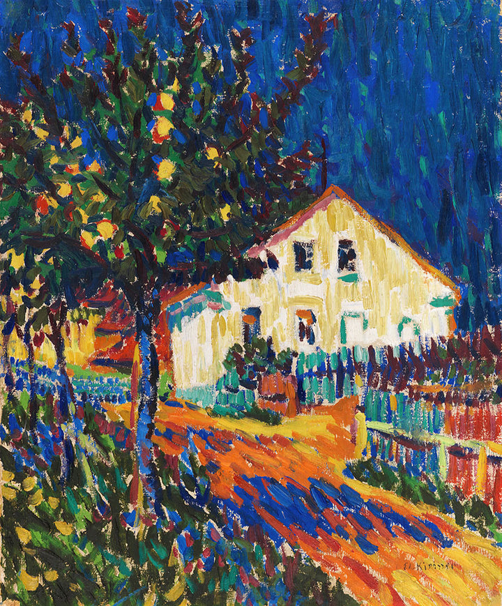 Village Street with Apple Trees by Ernst Ludwig Kirchner - Art Print - Zapista