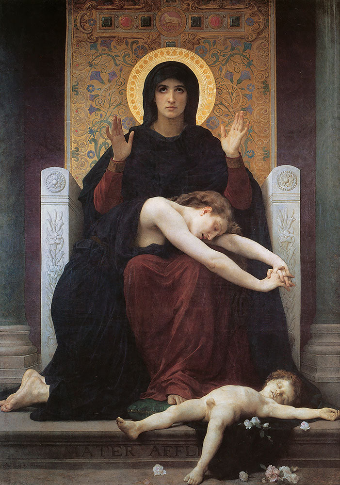 Virgin Comforter by William Bouguereau - Art Print - Zapista