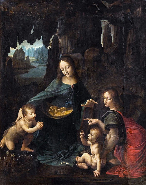 Virgin of the Rocks by Leonardo da Vinci - Art Print - Zapista