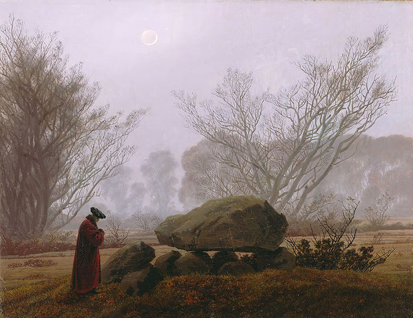 Walk at Dusk by Caspar David Friedrich - Art Print - Zapista