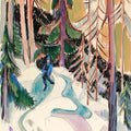 Walk In The Forest by Ernst Ludwig Kirchner - Art Print - Zapista