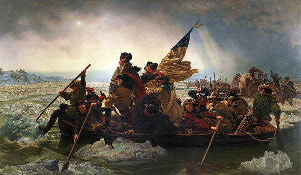 Washington Crossing the Delaware River by Emanuel Gottlieb Leutze - Art Print - Zapista