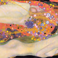 Water Serpents II by Gustav Klimt - Art Print - Zapista