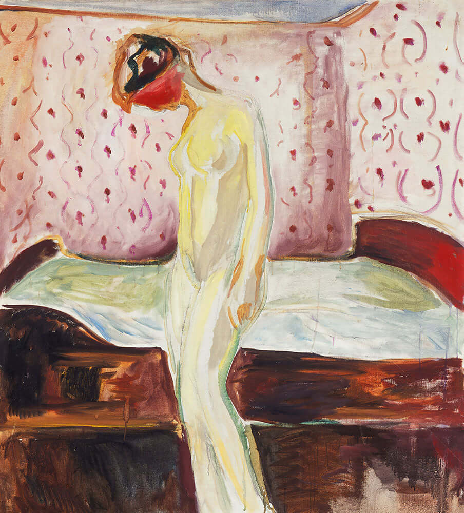 Weeping Woman by Edvard Munch - Art Print - Zapista