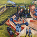 Western Harbour in Frankfurt am Main by Ernst Ludwig Kirchner - Art Print - Zapista