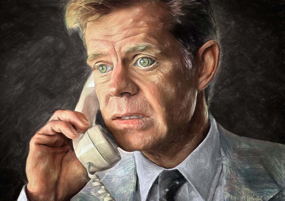 William H. Macy as Jerry Lundegaard in Fargo - Art Print - Zapista