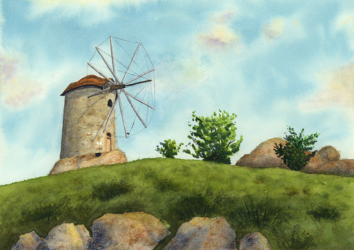 Windmill - Art Print - Zapista