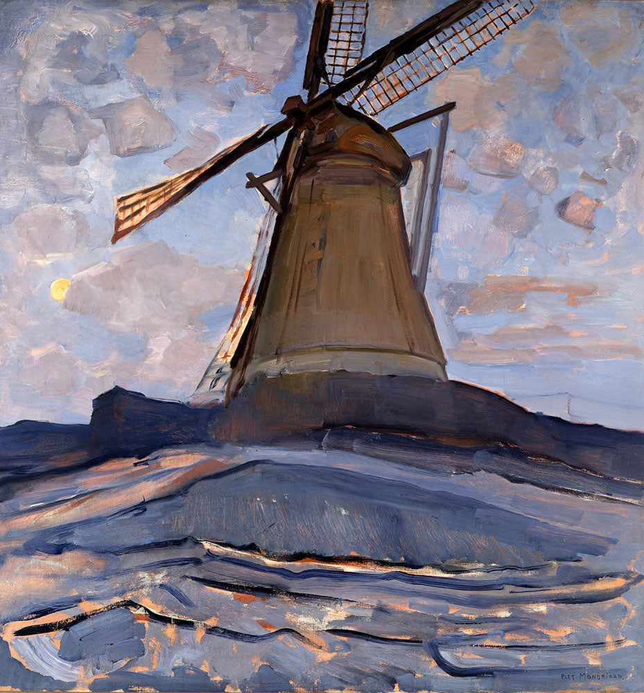 Windmill by Piet Mondrian - Art Print - Zapista