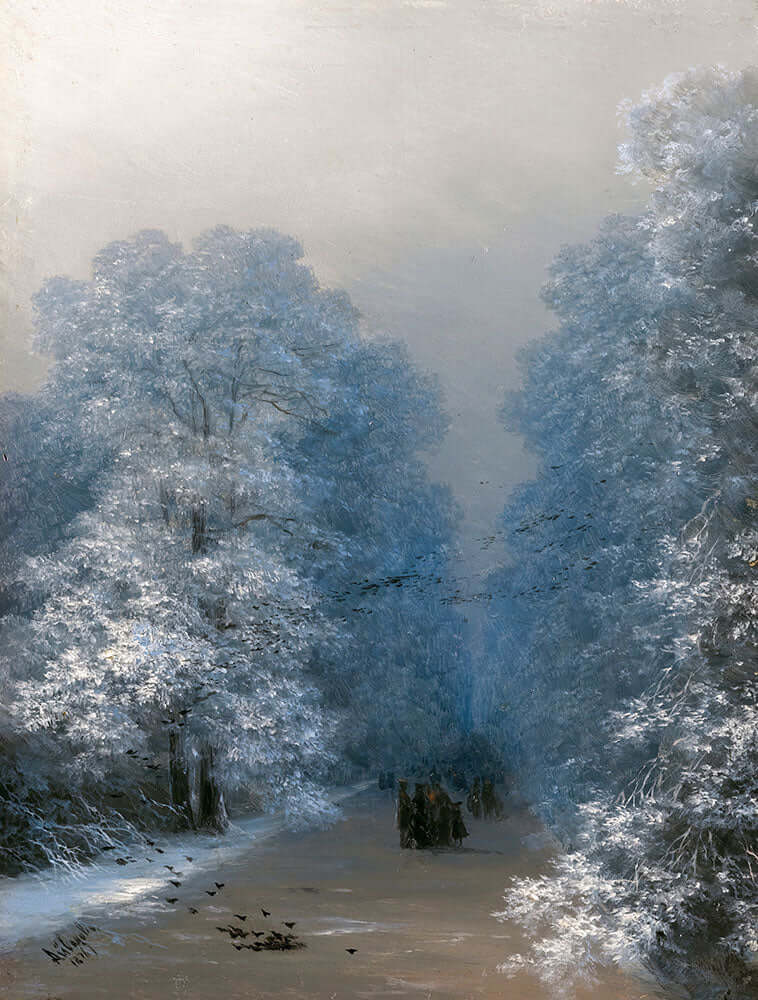 Winter Landscape by Ivan Aivazovsky - Art Print - Zapista