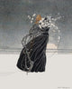 Woman Embracing Thorn Bush by Kay Nielsen - Art Print - Zapista