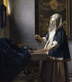Woman Holding a Balance by Johannes Vermeer - Art Print - Zapista