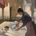 Woman Ironing by Edgar Degas - Art Print - Zapista