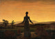Woman Before the Rising Sun by Caspar David Friedrich - Art Print - Zapista