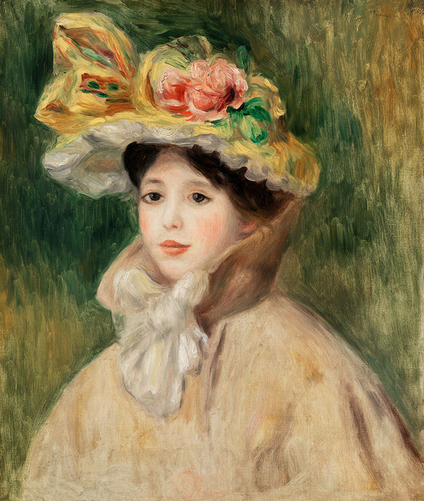 Woman with Capeline by Pierre-Auguste Renoir - Art Print - Zapista