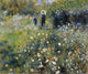 Woman with a Parasol in a Garden by Pierre-Auguste Renoir - Art Print - Zapista