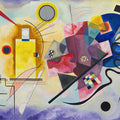 Yellow-Red-Blue by Wassily Kandinsky - Art Print - Zapista