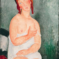 Young Woman In A Shirt by Amedeo Modigliani - Art Print - Zapista