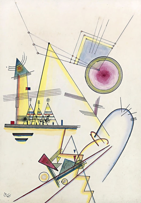 Zartes Gemut by Wassily Kandinsky - Art Print - Zapista