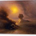 A Caravan Surprised By The Samoom In Front Of The Sphinx - Canvas Print
