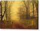 A Golden Idyll - Canvas Print
