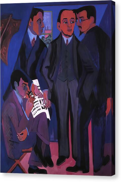 A Group of Artists - Canvas Print