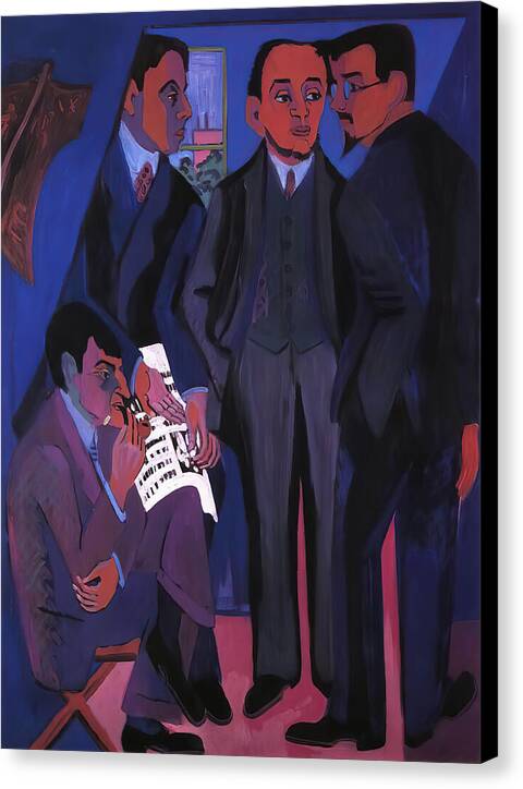 A Group of Artists - Canvas Print