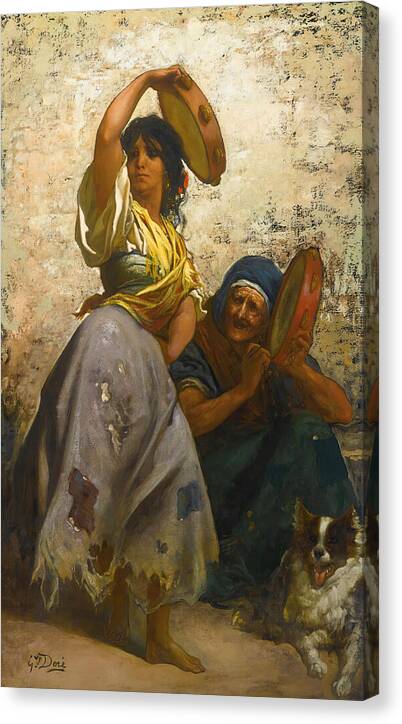 A Gypsy Dancing The Zorongo - Canvas Print