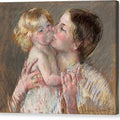 A Kiss for Baby Ann - Canvas Print