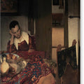 A Maid Asleep - Canvas Print