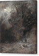 A Rider and a Dead Horse in a Landscape - Canvas Print